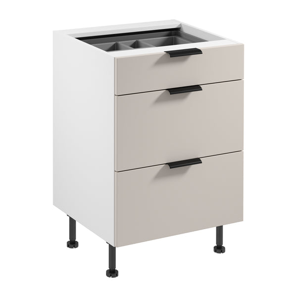 Unterschrank – Livaro – D60S3 AX Beige / Weiß