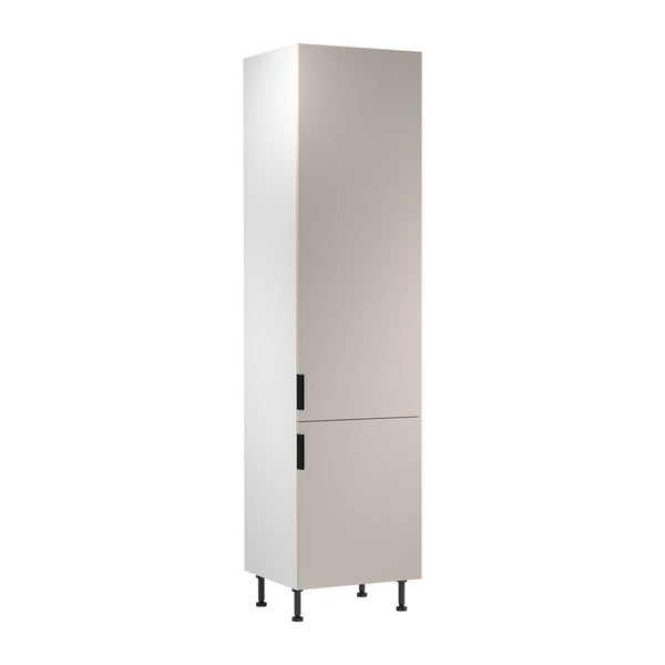 Hochschrank – Livaro – D60T P/L AX Beige / Weiß mit 5 Innenschubladen