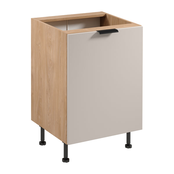 Unterschrank – Livaro – D60 P/L Beige / Sonoma Eiche