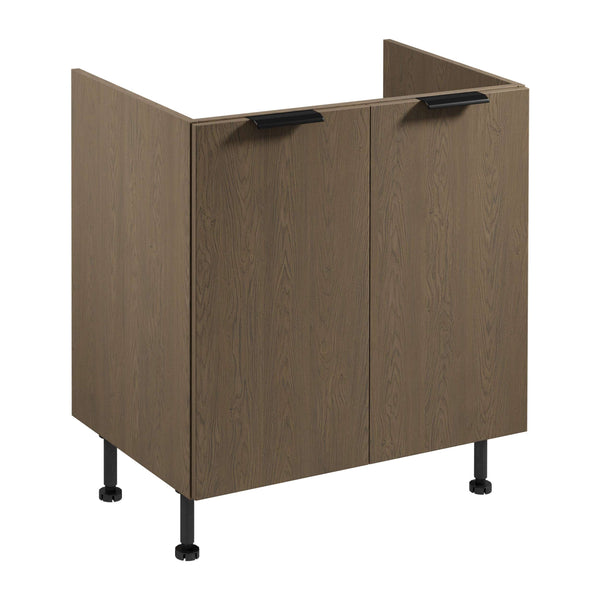 Spülenschrank – Livaro – D80Z Dunkle Eiche