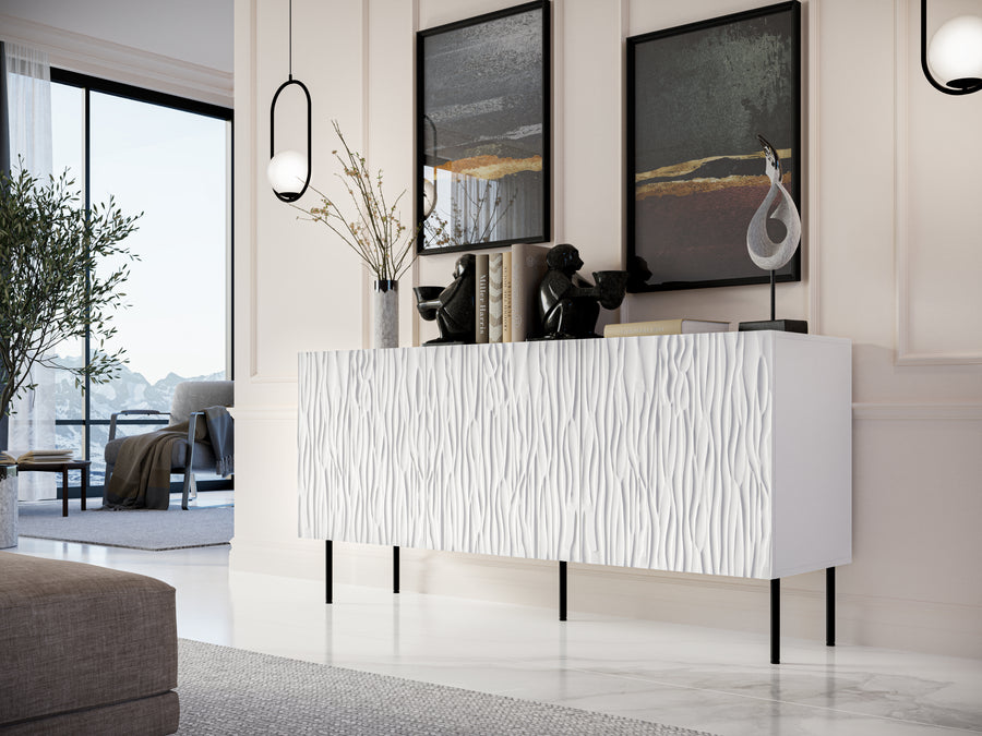 Kommode – JUNGLE I – Designer-Kommode mit gefrästen Fronten