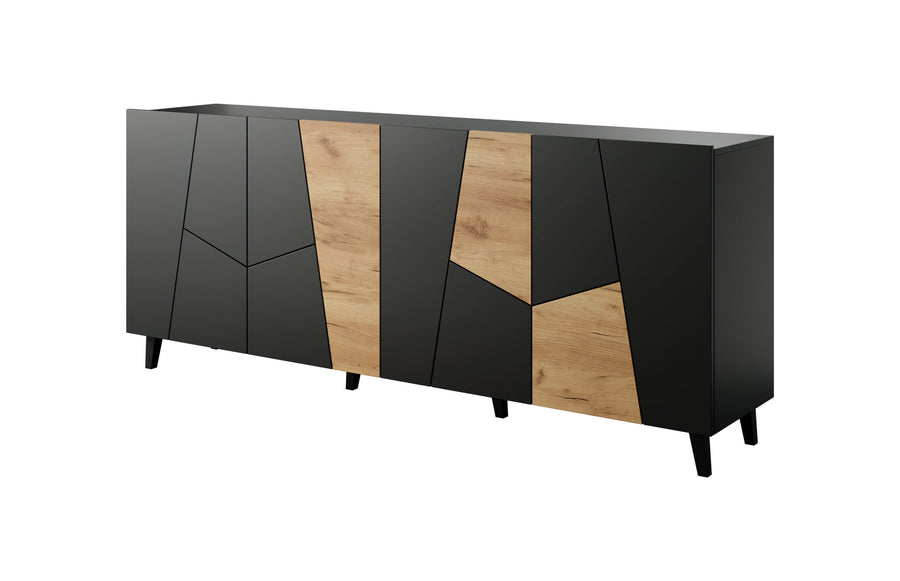 Kommode – VITRAIL – 200 cm, modernes Sideboard mit Mosaikfront