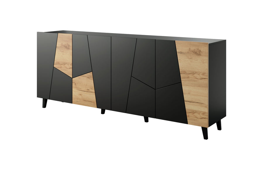 Kommode – VITRAIL – 200 cm, modernes Sideboard mit Mosaikfront