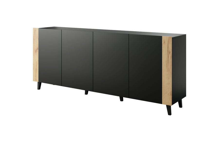 Kommode – PHARE – Moderne Anrichte mit Holzoptik, 200 cm