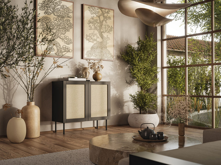 Kleiderschrank – YUCCA – moderner Schrank mit Holzoptik