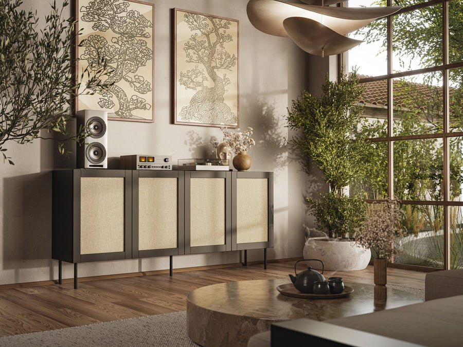 Kleiderschrank – YUCCA – moderner Schrank mit Holzoptik