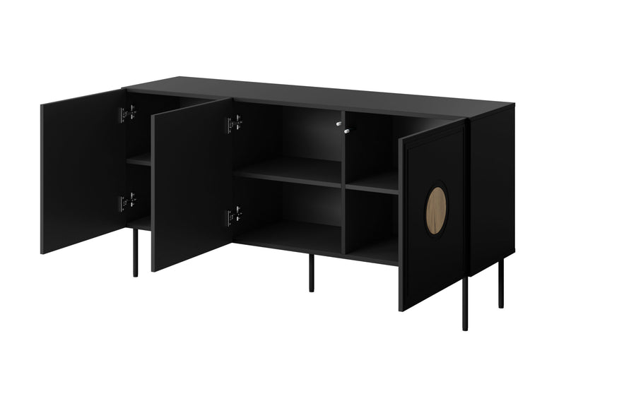 Kommode – PALACE – 150 cm, modernes Sideboard mit Push-To-Open System