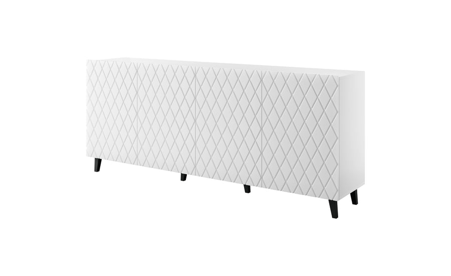Sideboard – LOCO – 200 cm, modernes Design mit 4 Türen