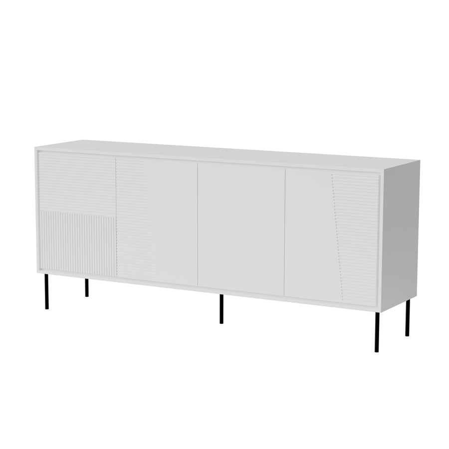 Kommode – ABUDABI – 200 cm, modernes Sideboard mit Metallfüßen