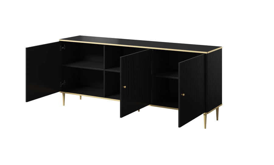 Kommode – GLAMOUR – Elegantes Design 180 cm mit gefrästen Fronten