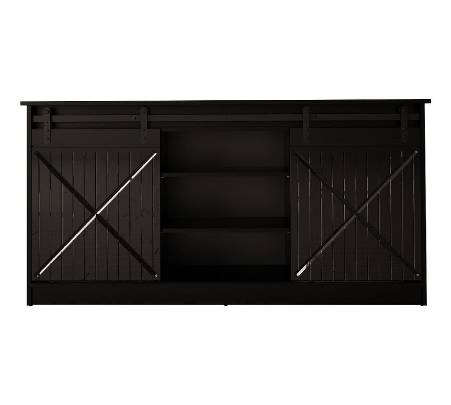 Kommode – GRANERO I – Design-Schrank mit Schiebetüren 160 cm