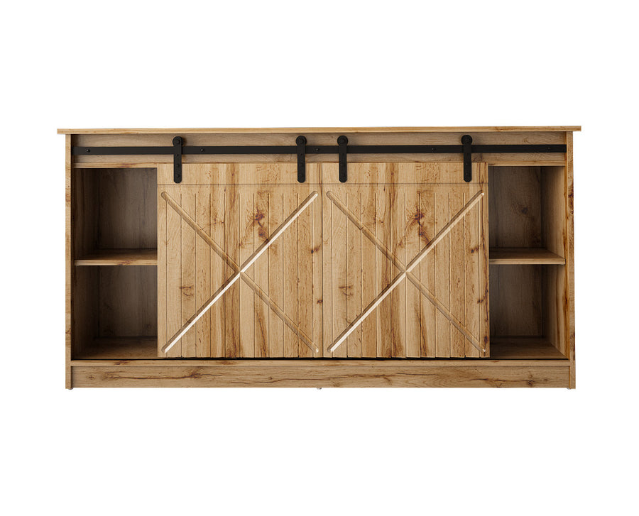 Kommode – GRANERO I – Design-Schrank mit Schiebetüren 160 cm