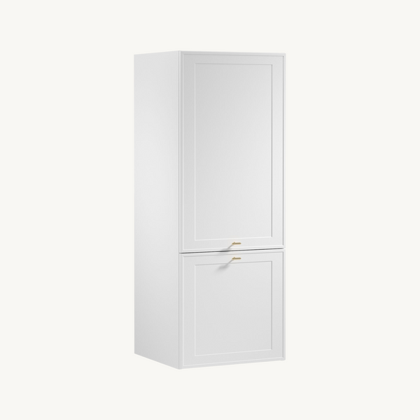 Aufsatzschrank N60N - Livaro Weiß / Weiß Rahmen