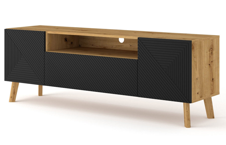 TV-Lowboard – LUXI – Fernsehschrank im Loft-Stil