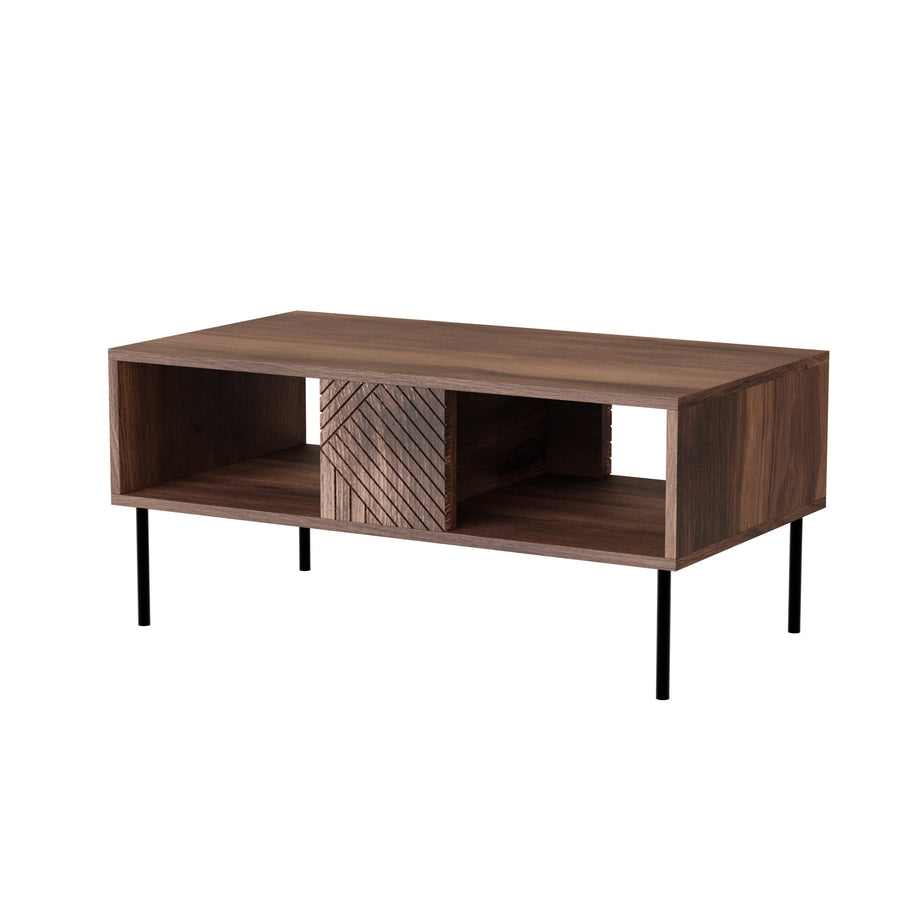 Couchtisch – NOCCIOLA – 100 cm, moderner Wohnzimmertisch im Art-Déco-Stil