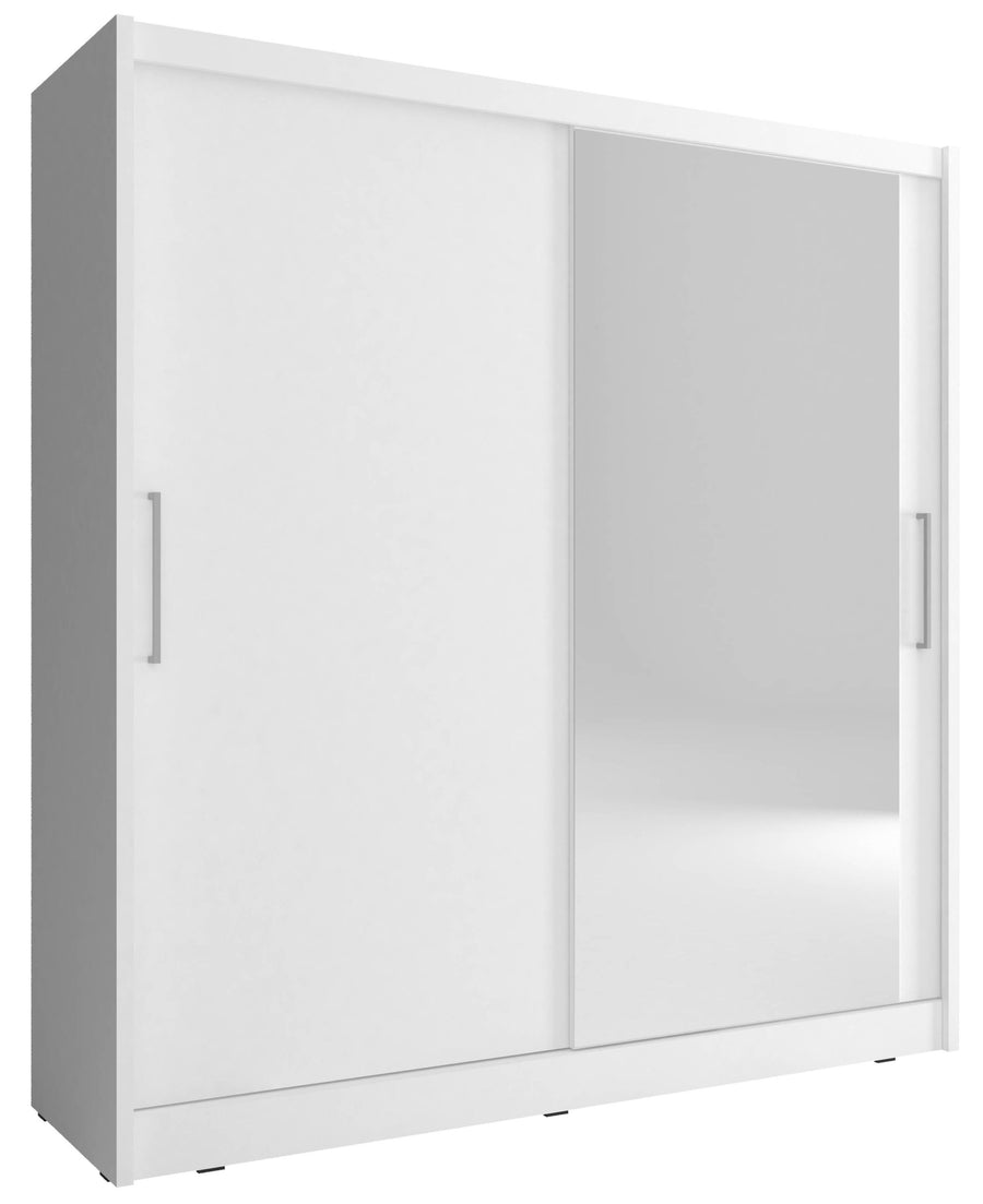 Kleiderschrank – MAJA I – Moderner Schwebetürenschrank mit Spiegelfront