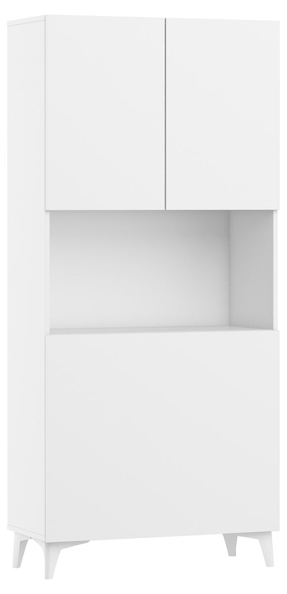 MEGAN 1 Schreibtisch Wandmontiertes Klappregal mit Stauraum