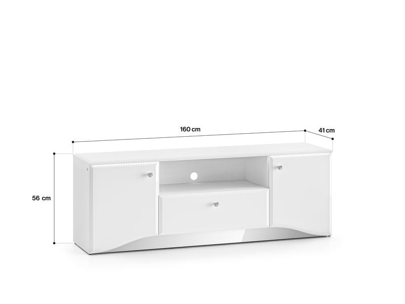 TV-Schrank – GLAMOUR 03 – Modernes Lowboard mit Hochglanz-Front