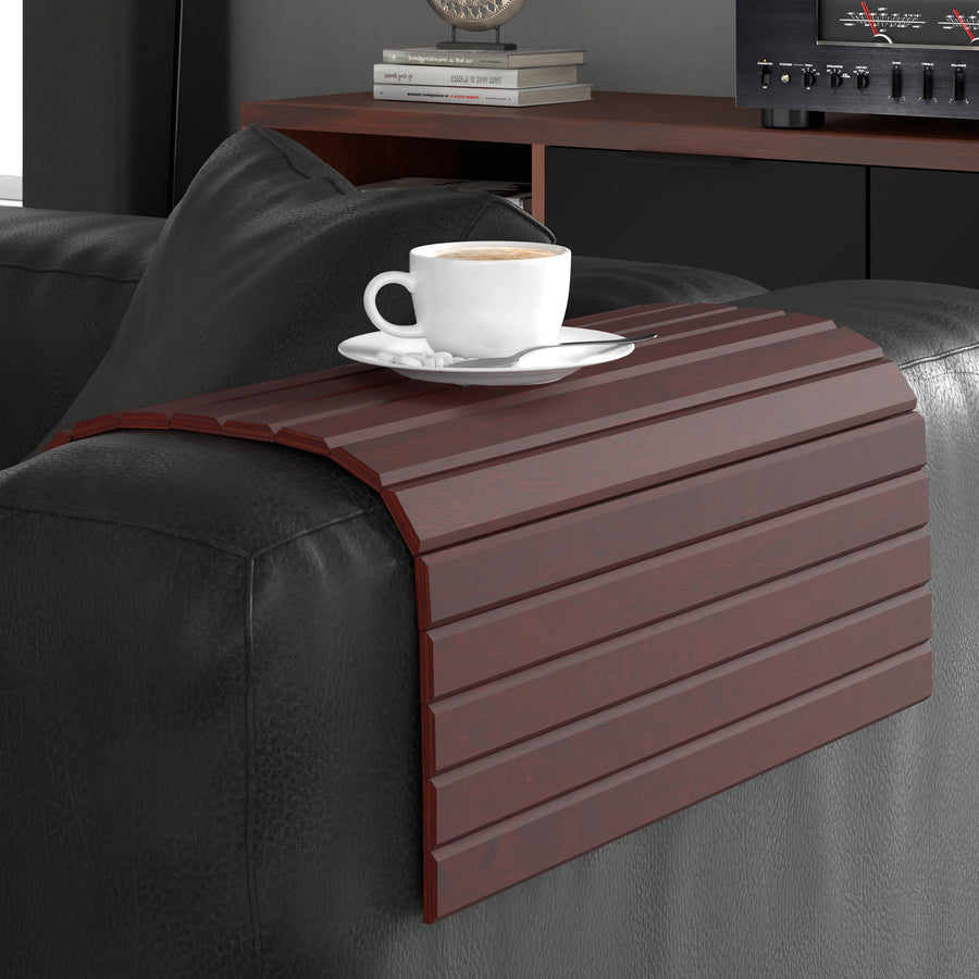 Sofaablage – WOODSTYLE – Praktische Holzablage für Polstermöbel