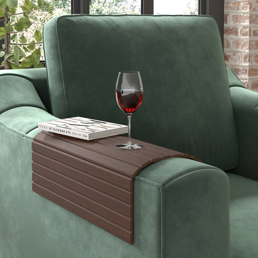 Sofaablage – WOODSTYLE – Praktische Holzablage für Polstermöbel