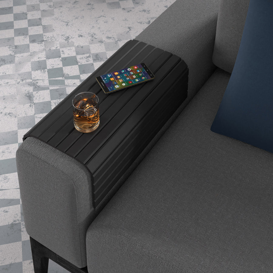 Sofaablage – WOODSTYLE – Praktische Holzablage für Polstermöbel
