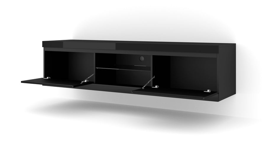 TV-Lowboard – NET – 180 cm Modernes Lowboard zum Hängen oder Stellen