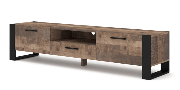 NUKA TV Lowboard – Modernes TV-Möbel mit Stauraum und Designrahmen