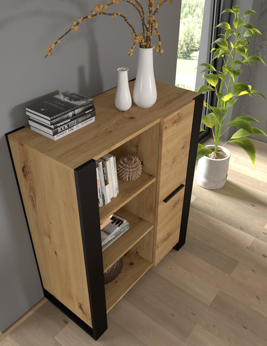 Regal – NUKA J – Offenes Bücherregal mit Stauraum