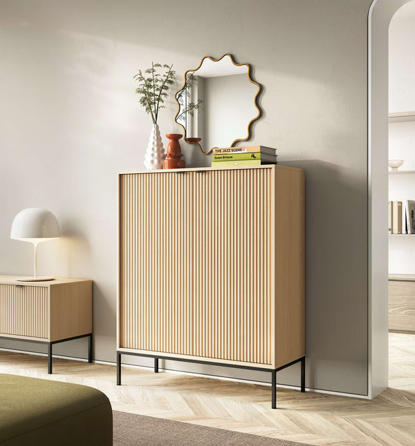 Kommode – NOVA – Modernes Design mit Rillenoptik