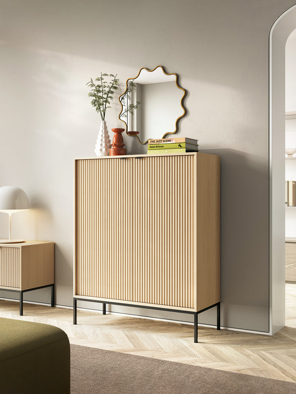 Kommode – NOVA – Modernes Design mit Rillenoptik