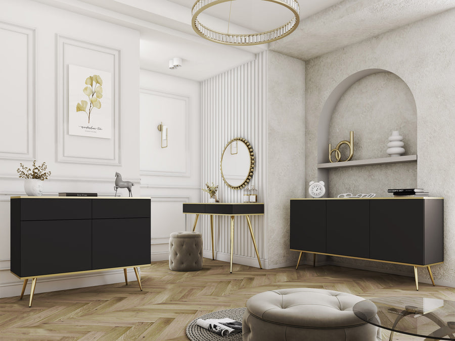 Schminktisch – ORO – T102, minimalistisches Design mit Schubladen