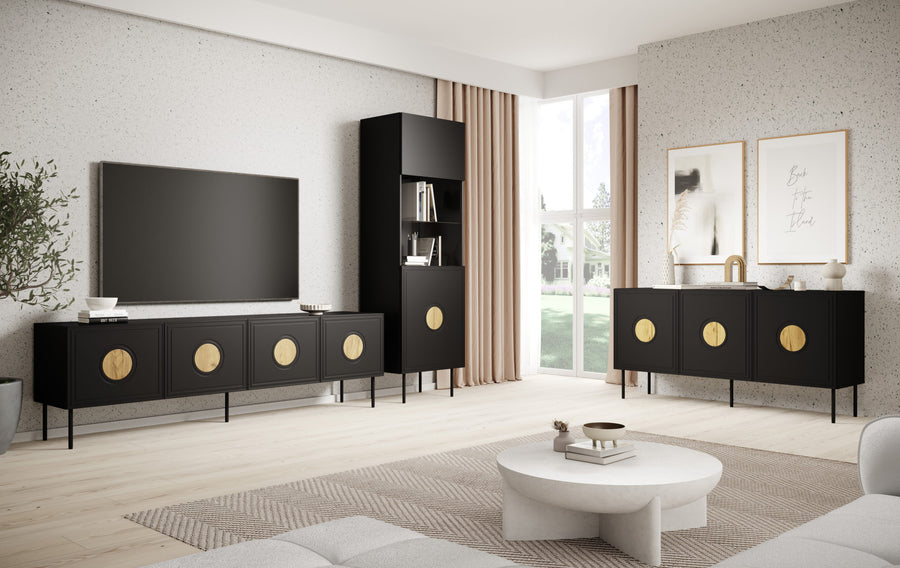 Kommode – PALACE – 150 cm, modernes Sideboard mit Push-To-Open System