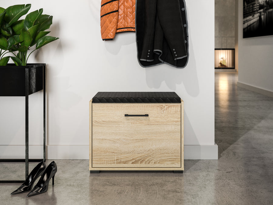 Schuhschrank – CARO 01 – Kompakte Aufbewahrungslösung mit Holzoptik
