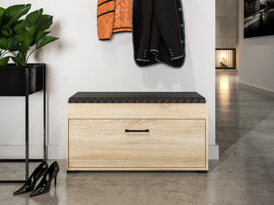 Schuhschrank – CARO – Funktionale Schuhaufbewahrung mit Holzoptik