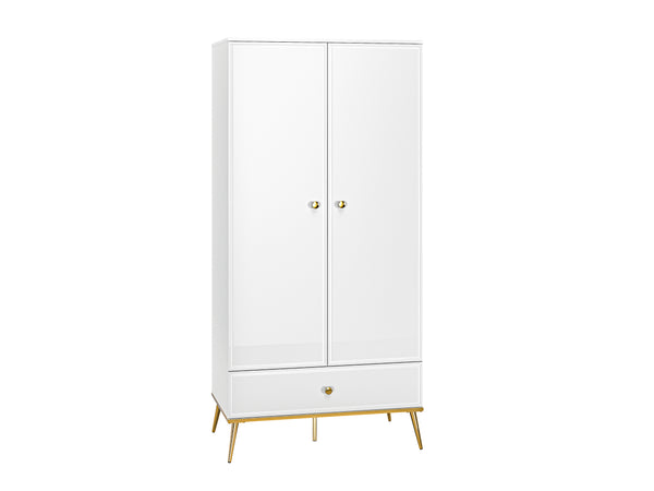 Kleiderschrank – GOLDIN 01 – Moderner Schrank mit Hochglanzfront