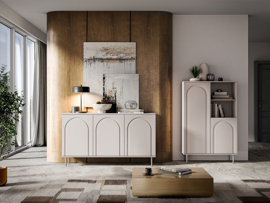 Sideboard – ORVELLA 01 – Modernes Design mit Push-to-Open und großzügigem Stauraum