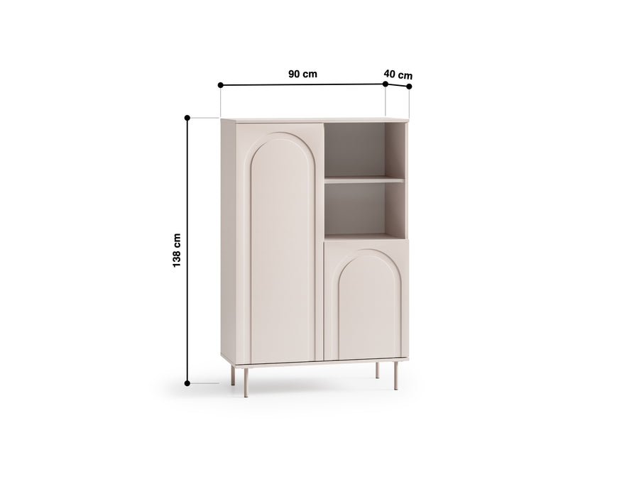 Highboard – ORVELLA 03 – Stilvoller Stauraum mit modernem Push-to-Open-Design