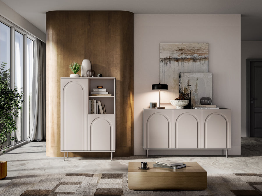 Highboard – ORVELLA 03 – Stilvoller Stauraum mit modernem Push-to-Open-Design