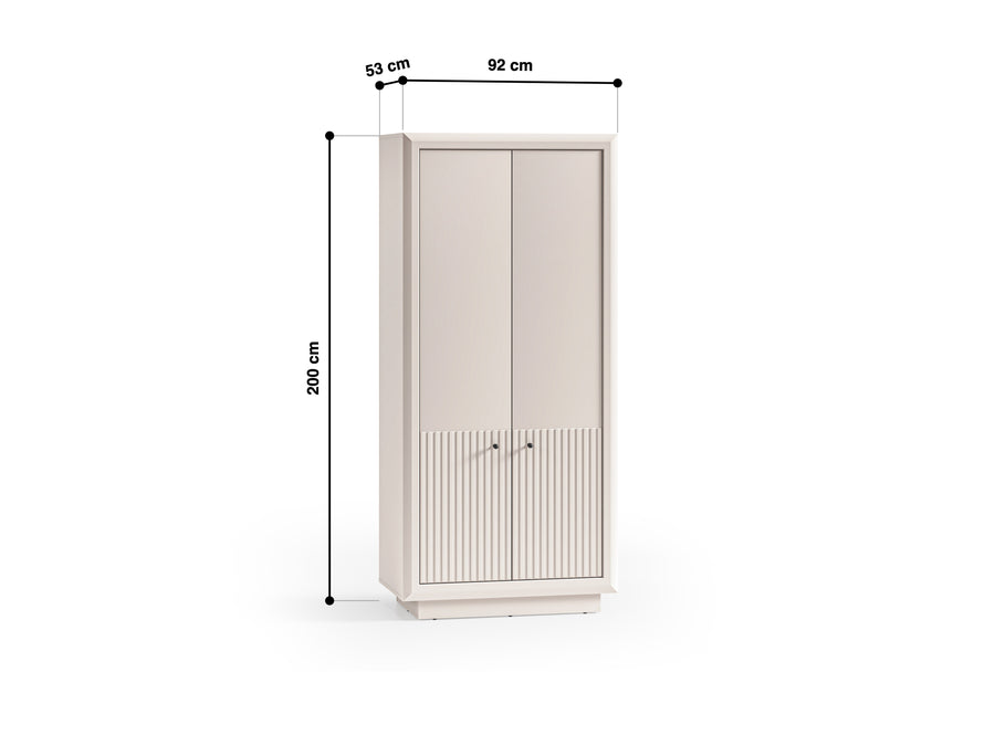 Kleiderschrank – Solo 02 – Kompakter Stauraum mit modernem Design