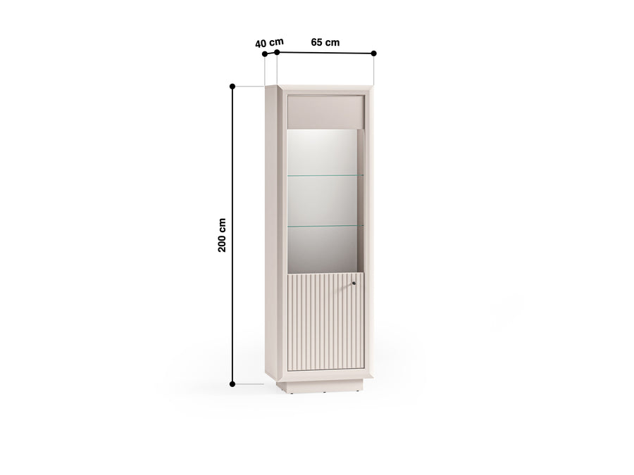 Vitrine – SOLO 03 – Stilvolle Glasvitrine für modernes Wohnen