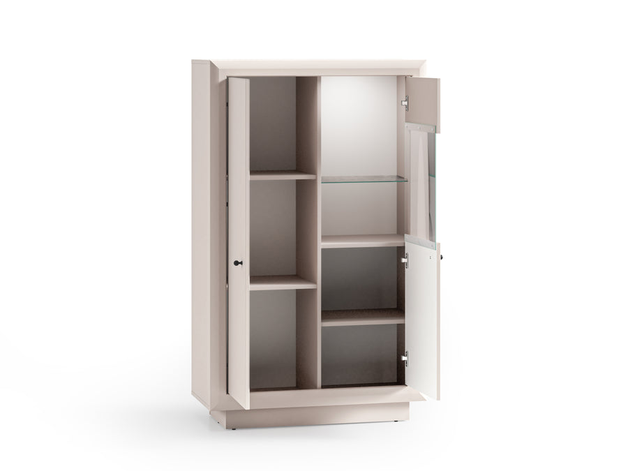 Vitrine – SOLO 04 – Stilvolle Glasvitrine mit elegantem Stauraum