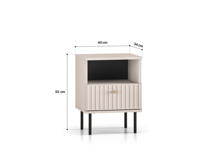 Nachtkommode – SOPHIE 24 – Elegantes Design mit praktischem Stauraum