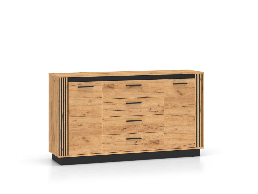 Wohnzimmer Set 3-teilig – URSO – Modernes Wohnmöbel-Set mit stilvollem Stauraum