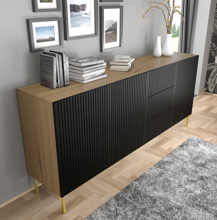 Kommode – RAVENNA – Elegante Kommode mit Push-to-Open System, 200 cm