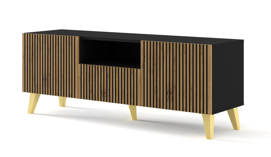 TV-Lowboard – RAVENNA P – 150 cm TV-Möbel mit Schublade und Regalfach