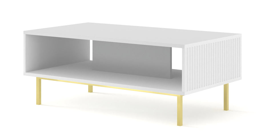 Couchtisch – RAVENNA B – moderner Wohnzimmertisch mit Ablage