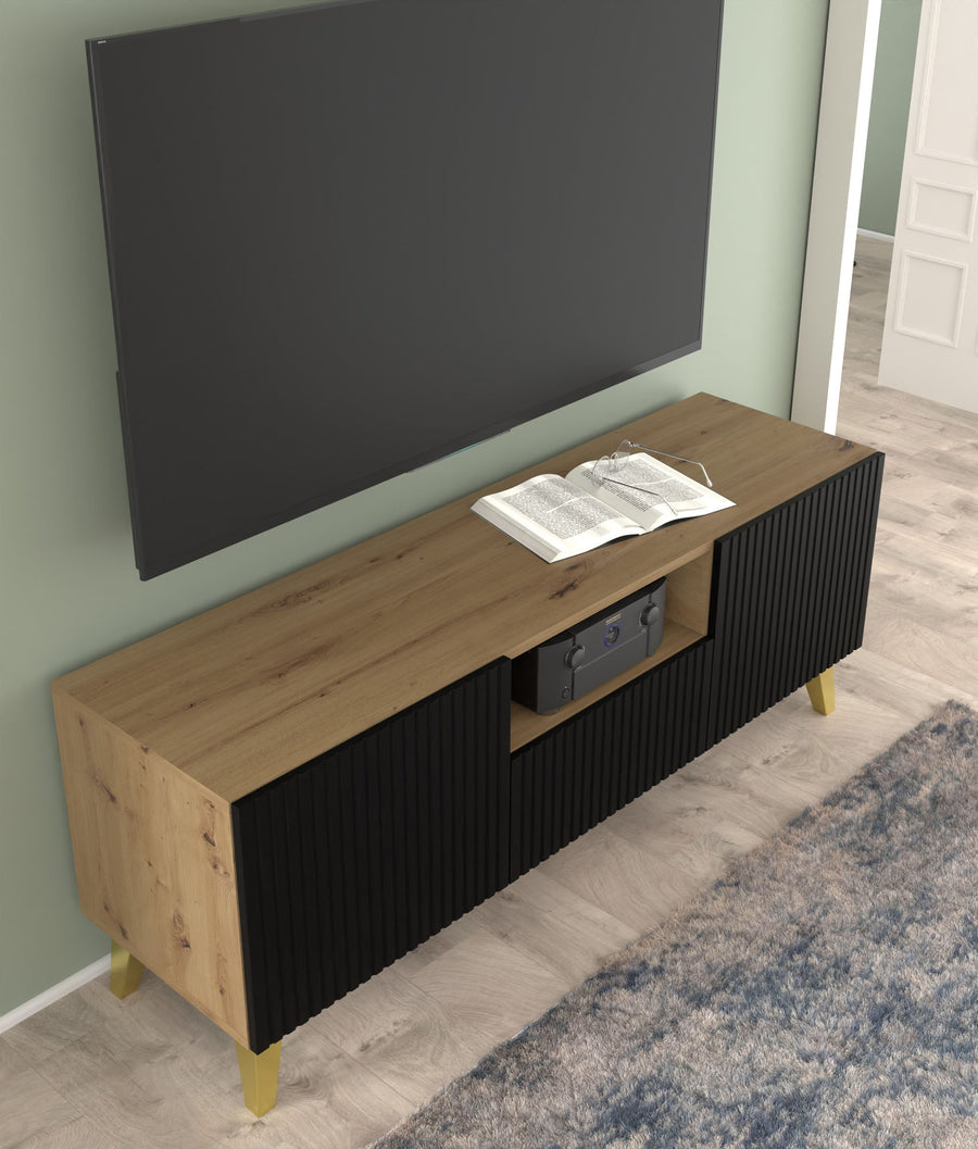 TV-Lowboard – RAVENNA PB – 150 cm TV-Möbel mit Stauraum