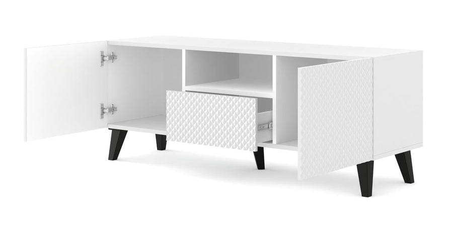 TV-Lowboard – RAVENNA P – 150 cm Modernes TV-Möbel mit Diamantfronten