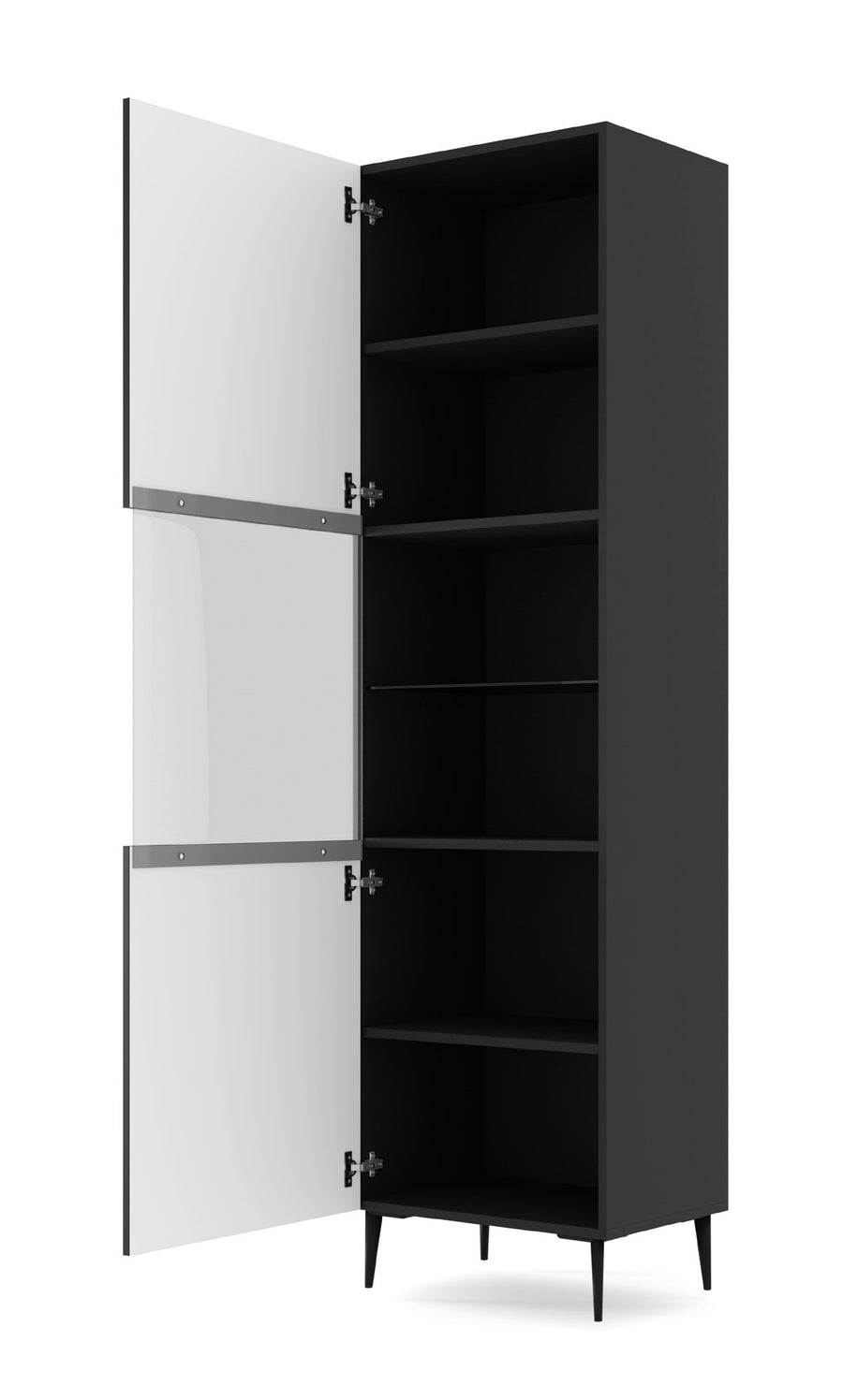 Vitrine – RAVENNA B – eleganter Glasschrank mit Stauraum