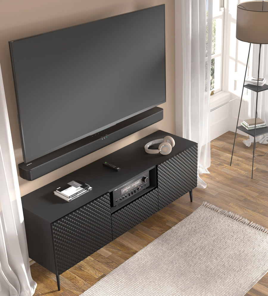 TV-Lowboard – RAVENNA P – 150 cm Modernes TV-Möbel mit Diamantfronten
